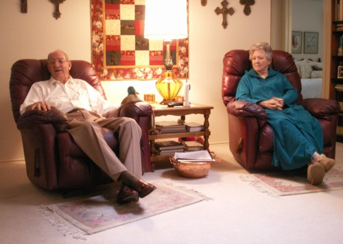 Our former pastor and his wife.